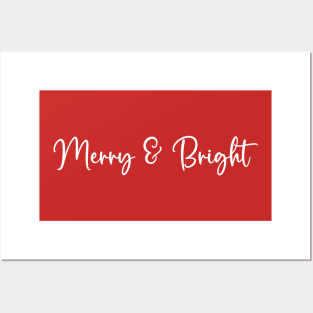 Merry And Bright Posters and Art